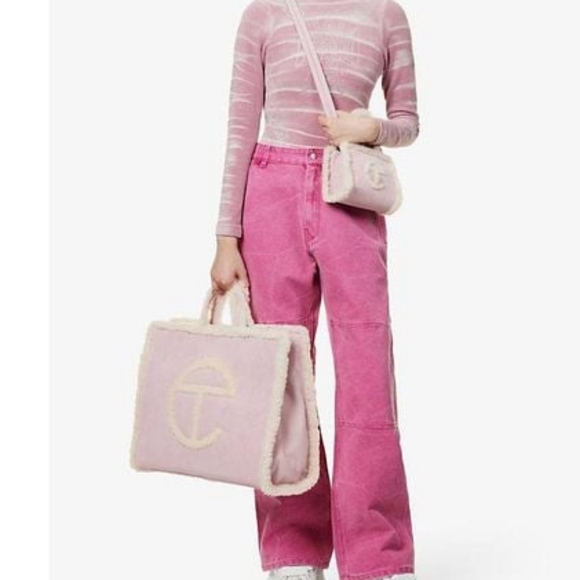 UGG X TELFAR Large Shopper Bag In Pink - Picture 12 of 12